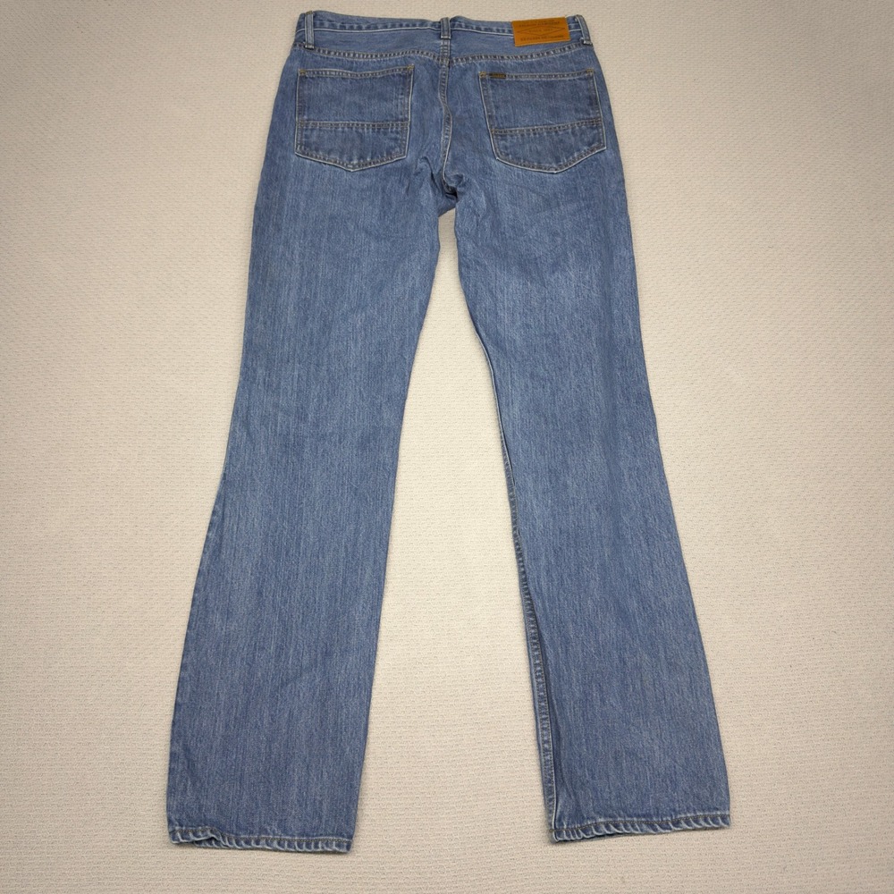Filson Jeans Mens 34x34 Blue Denim Rail Splitter Made in USA 5 Pocket Workwear - Picture 2 of 10